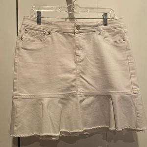 COPY - White denim skirt